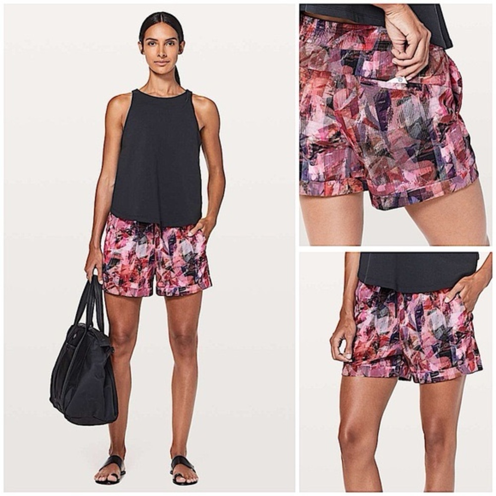 Lululemon Spring Break Away Short *4-way Stretch 3"
Sun Dazed Multi Pink Size 8